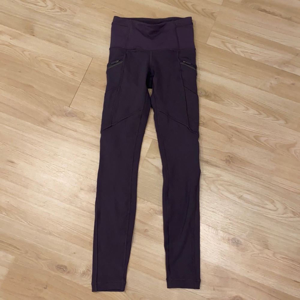 Lululemon purple leggings size 2